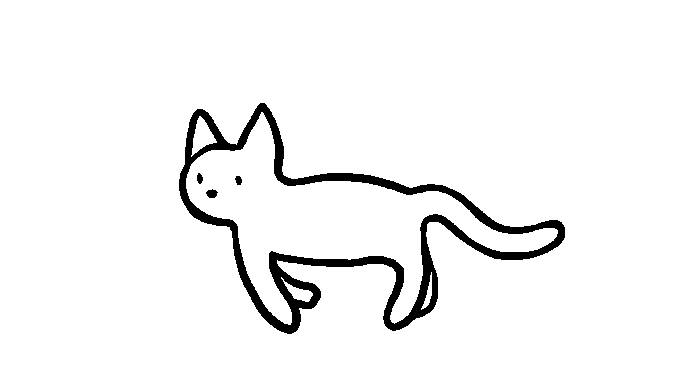 Cat Running GIF